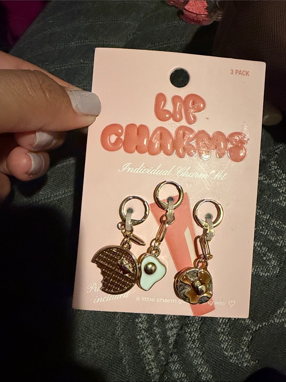 New Lip charms